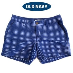 NWT Old Navy Blue and White Polka Dot Shorts Sz 2